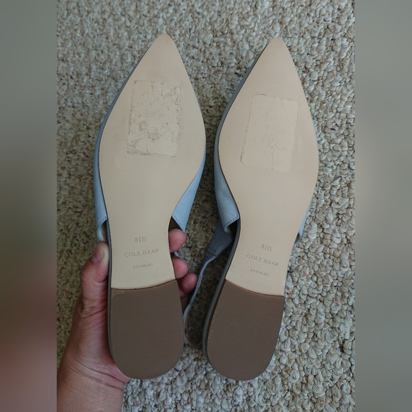 Cole Haan Merrit Skimmer light blue Slingback Flats size 8.5 - Picture 13 of 13